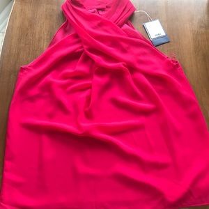 Doncaster high neck sleeveless blouse